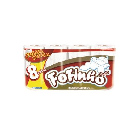 Papel Hig Fofinho F.Dupla 30m C/8 Neutro 1876