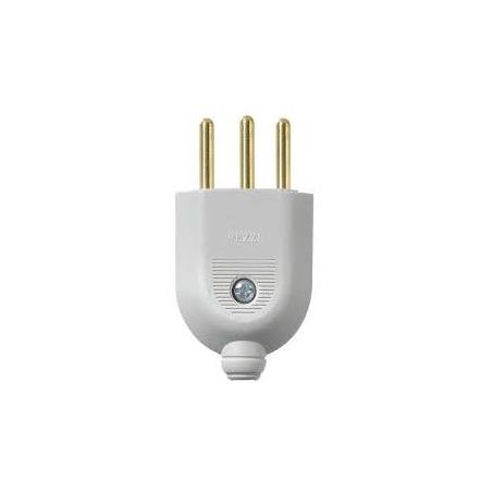 PLUGUE 2P + T 20A CINZA PEZZI 11573               