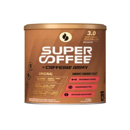 Caffeine Army Suplemento Supercoffee 3.0 Original 220G