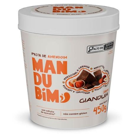Pasta de Amendoim Mandubim Gianduia 450g