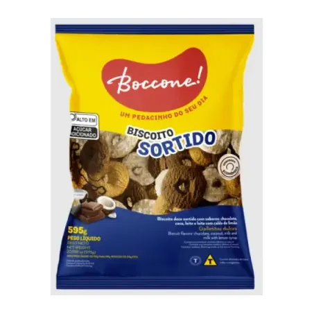 Biscoito rosquinha sortida boccone 595g