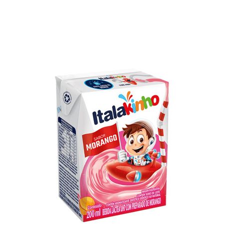 BEB.LACTEA ITALAKINHO 200ML MORANGO CX 24.0