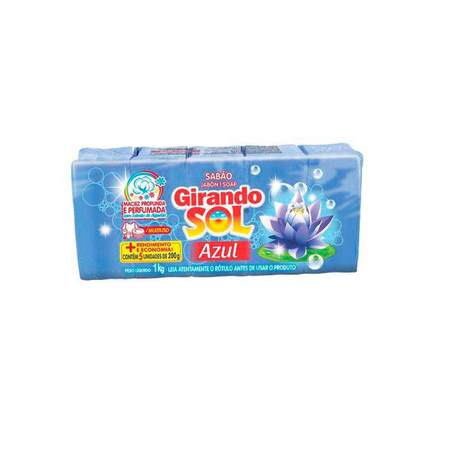 Sabão Girando Sol Azul 1Kg