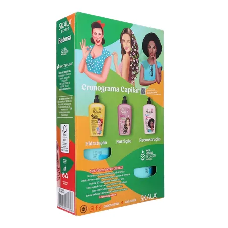 Kit Skala Babosa Shampoo 325ml e Condicionador 325ml 
  360-14