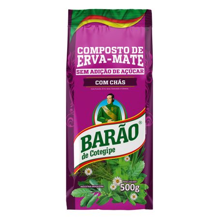 ERVA-MATE COM CHÁS BARÃO DE COTEGIPE