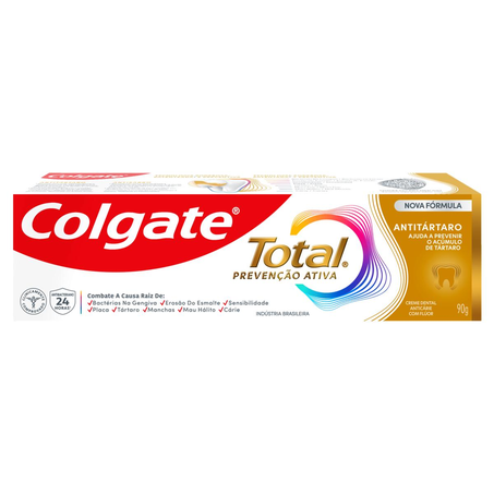 Creme Dental Colgate Total 90g - Antitártaro