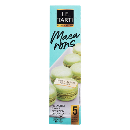 Macarons Le Tarti Sabor Pistache 60g