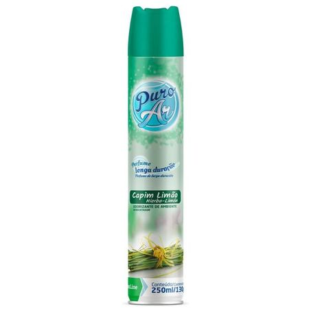 ODORIZADOR PURO AR REFIL CAPIM LIMÃO 250ML