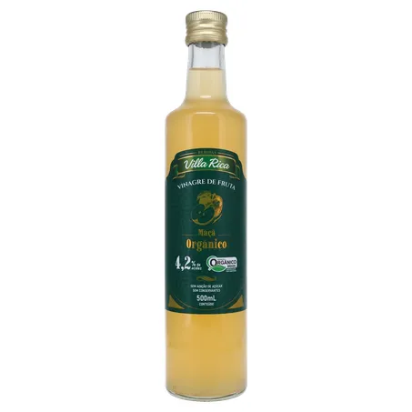 Vinagre de Maçã Orgânico Villa Rica 500ml
