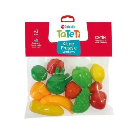 KIT DE FRUTAS E VERDURAS CALESITA