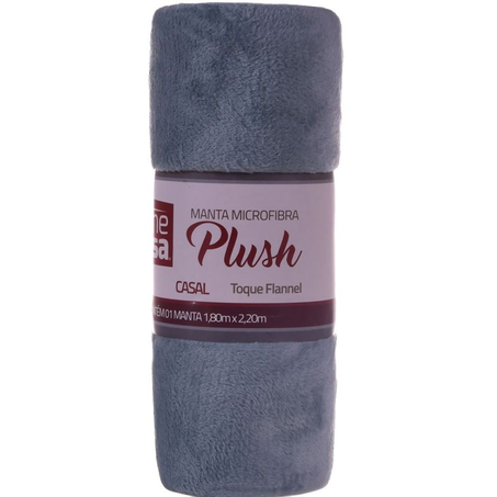 Manta Bene Casa Casal Flannel Plush Lisa Sortida