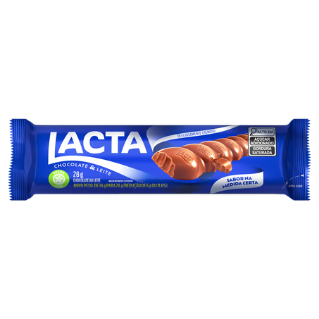 Chocolate ao Leite Lacta 28g