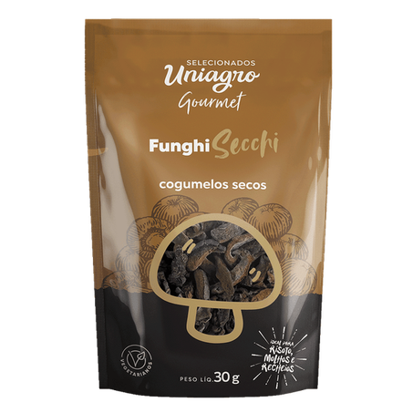 COGUMELO UNIAGRO SECO FUNGHI 30G