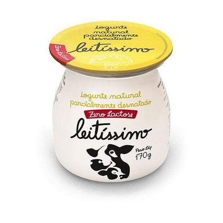 IOGURTE LEITÍSSIMO DESNATADO ZERO LACTOSE 170G