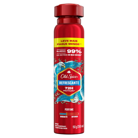 Desodorante Aerossol Old Spice 250ml - Leve Mais, Pague Menos