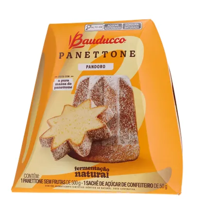 PANETTONE PANDORO BAUDUCCO 500G 360-19