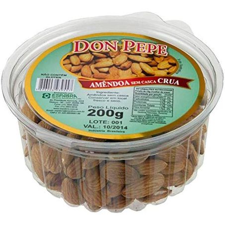 Don Pepe Amêndoas Sem Casca Torrado E Salgado 50G