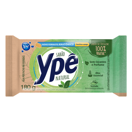 Sabão Barra Natural Green Ypê 180g