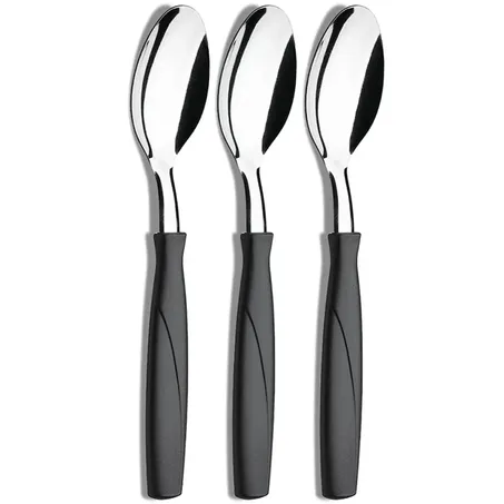 Colher Mesa Brinox 3un Itaparica Preto 6001310
