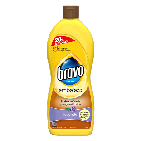 Limpa Móveis Bravo Embeleza Lavanda Frasco 500ml 20% Desconto  
 