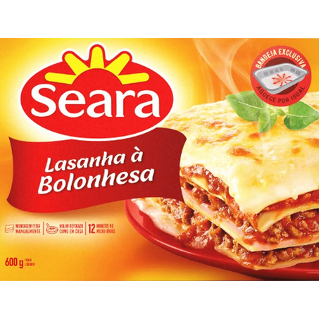 Lasanha seara bolonhesa 600g