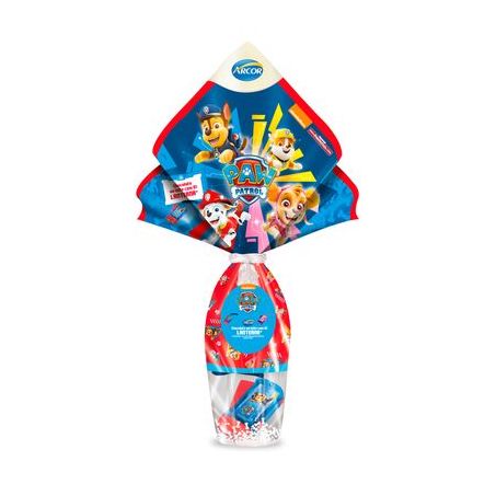 Ovo de Páscoa Ao Leite Paw Patrol Arcor Vem com Lanterna 100G