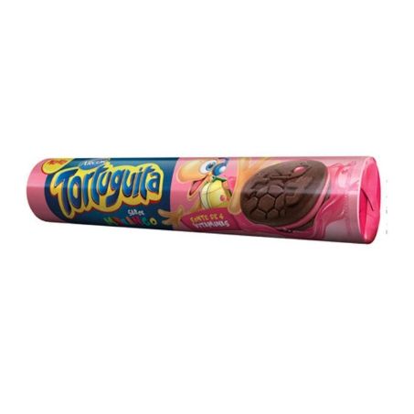 Bisc Rech. Tortuguita 120g Morango