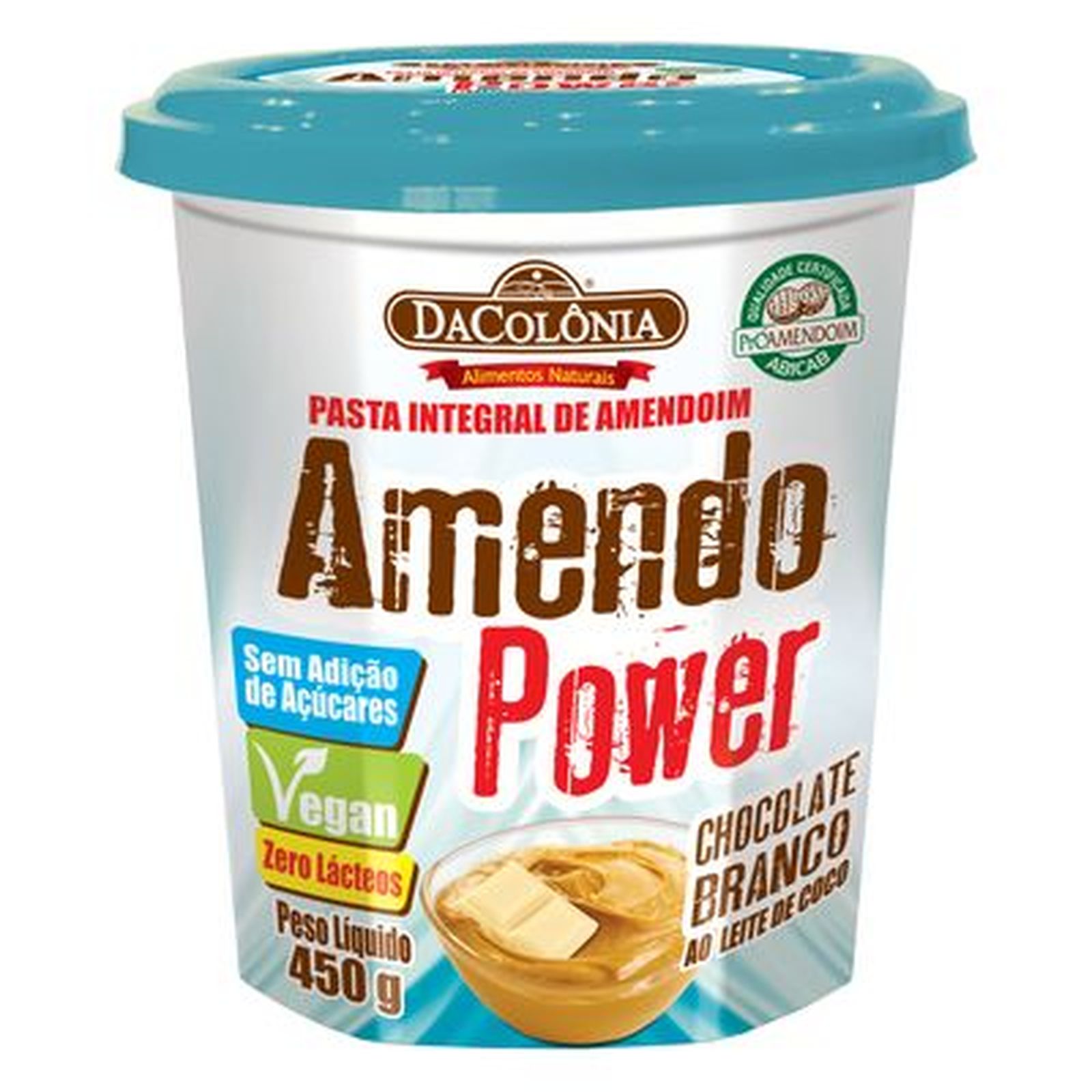 Pasta Amen da Colonia 450g Choc Branco | Super Economia