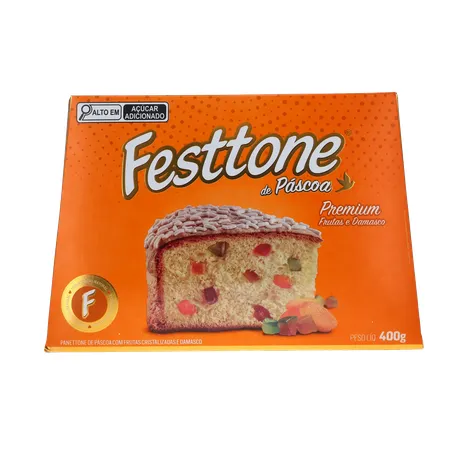 Panettone de Páscoa Festtone Frutas Cristalizadas e Damasco 400G 360-0