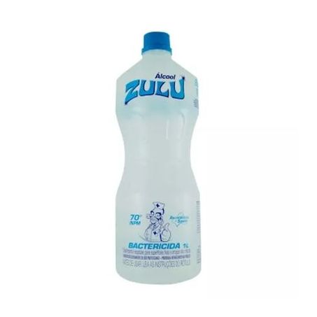 Alcool etilico zulu limpeza hospital bacter 70 inpm 1l