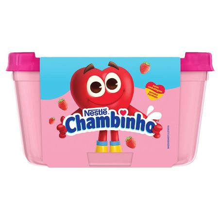 SORVETE NESTLÉ CHAMBINHO MORANGO E QUEIJO PETIT SUISSE 460ML