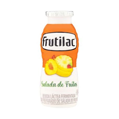 BEBIDA LÁCTEA FRÚTILAC SALADA DE FRUTAS GARRAFA 130G