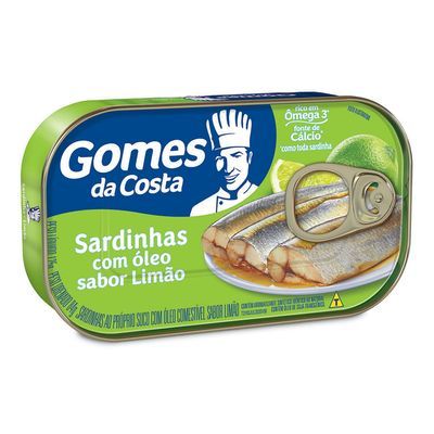 Sardinha limão gomes da costa 125g