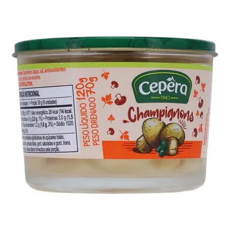 Cogumelos em conserva cepêra champignon 360-33