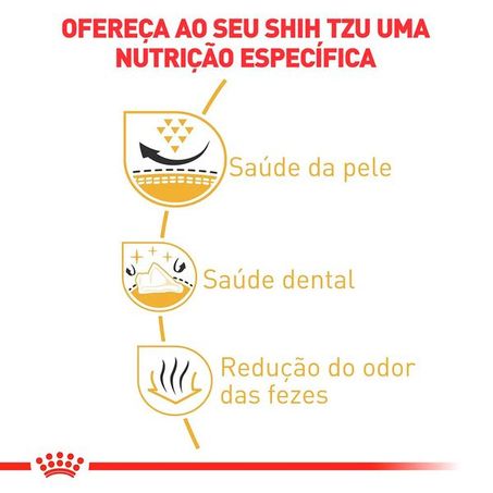 Ração Seca Royal Canin para Cães Adultos da Raça Shih Tzu 7,5Kg 360-1