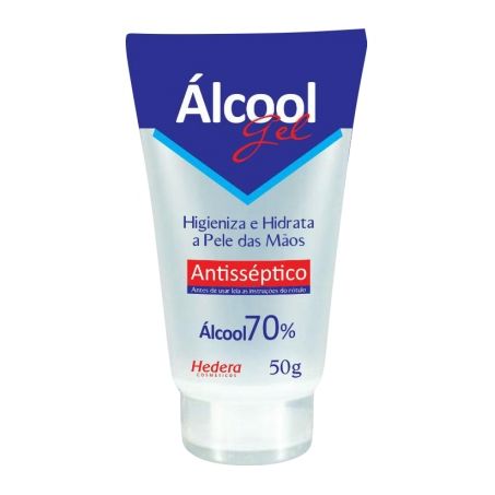 Alcool hedera 50g gel 70 hig maos