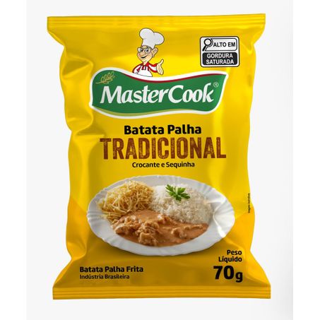 BATATA PALHA MASTER COOK TRADICIONAL PACOTE 70G