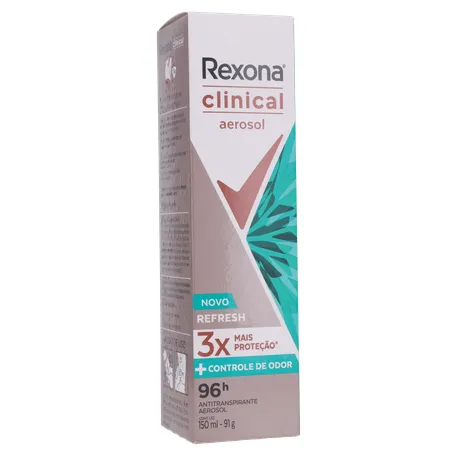 Desodorante aerosol rexona clinical refresh 91g 360-34