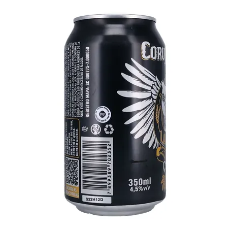 Cerveja Coruja Lager Lata 350Ml 360-30