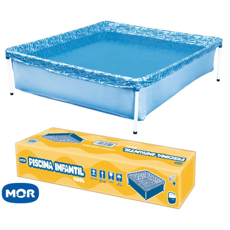 PISCINA PLÁSTICA MOR 400L 1,10X1,10X0,33MT UND