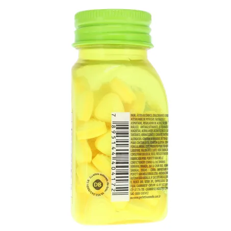 Pastilha Mentos Kiss Suor Limão Ácido Frasco com 55un - 38.5gr 360-21
