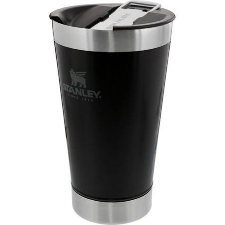 COPO TERMICO STANLEY TAMPA PRETO 473ML
