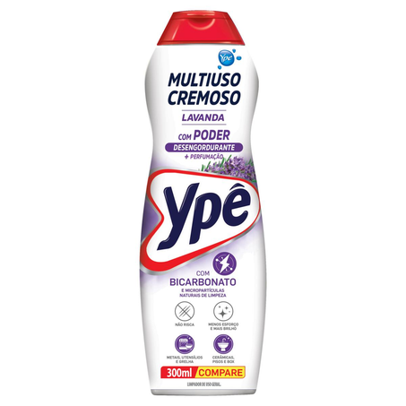 Saponáceo Cremoso Ypê 300ml - Lavanda
