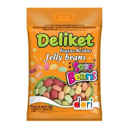 Bala deliket frutas ácidas dori 100g