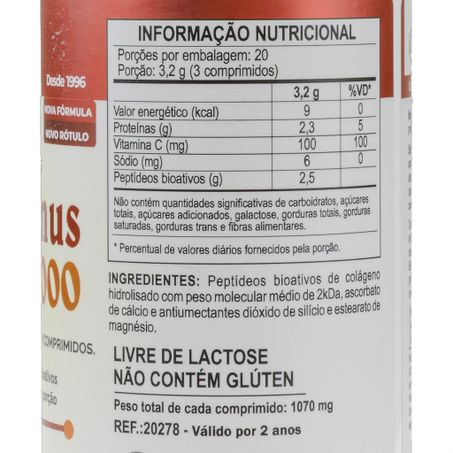 COLAGENUS + VITAMINA C 1000MG 60 COMPRIMIDOS UNILIFE 360-1