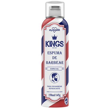 Espuma de barbear aero kings 145g