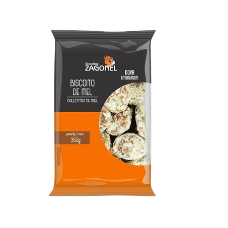 BOLACHAO DE MEL C/GLACE ZAGONEL 300 G             