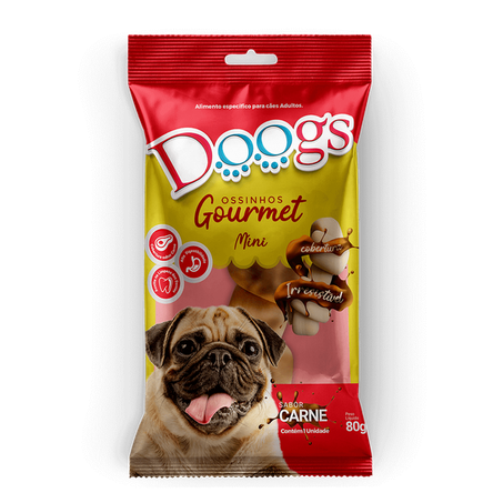 Osso Gourmet Doogs 80g Carne Medio