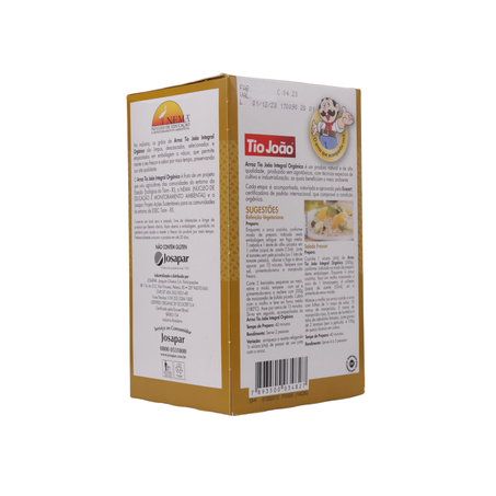 ARROZ TIO JOÃO INTEGRAL ORGÂNICO 1KG 360-23