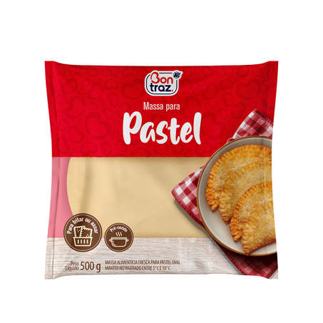 Massa para Pastel Bontraz Oval 500G